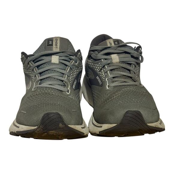 Brooks Ghost 14 Gray Running Shoes Men’s Size 13 Neutral Cushion Sneakers - Picture 2 of 8